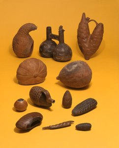 Récipients en forme de légumes, Inca